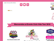 Tablet Screenshot of ciclovidatour.org